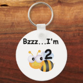 Buzz Bumblebee 2e verjaardag T-shirts en cadeautje Sleutelhanger (Voorkant)