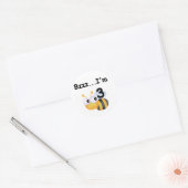Buzz Bumblebee 3e verjaardag T-shirts en cadeautje Ronde Sticker (Envelop)