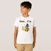 Buzz Bumblebee 4e Verjaardag T-shirts en geschenke (Voorkant volledig)