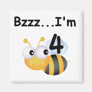 Buzz Bumblebee 4e Verjaardag T-shirts en geschenke Magneet