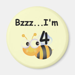 Buzz Bumblebee 4e Verjaardag T-shirts en geschenke Magneet