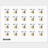 Buzz Bumblebee 4e Verjaardag T-shirts en geschenke Ronde Sticker (Vel)