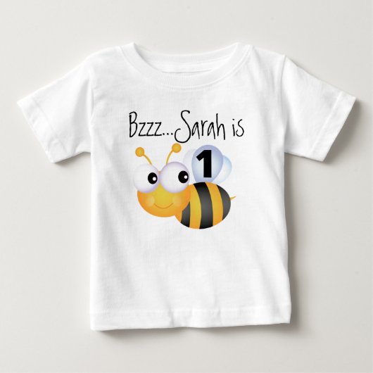 Buzz Bumblebee  Birthday T-shirt (Voorkant)