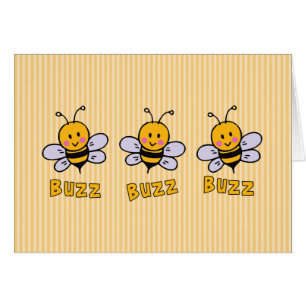 Buzz Buzz Bee Blank Kaart