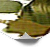 Buzz Buzz en Floral Poster (Hoek)