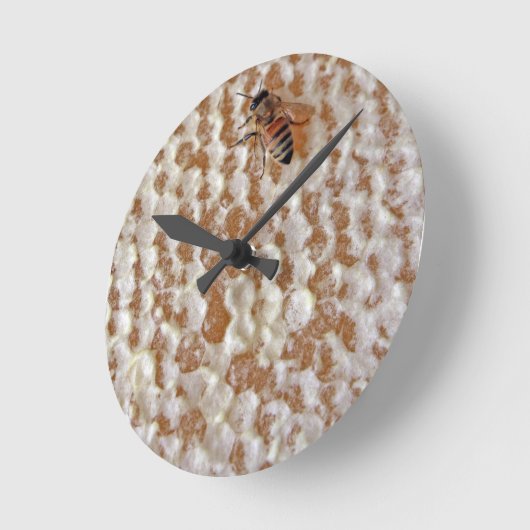 Buzz Buzz Wall Clock Ronde Klok (Hoek)