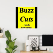 Buzz Cuts Poster Matte (Thuiskantoor)