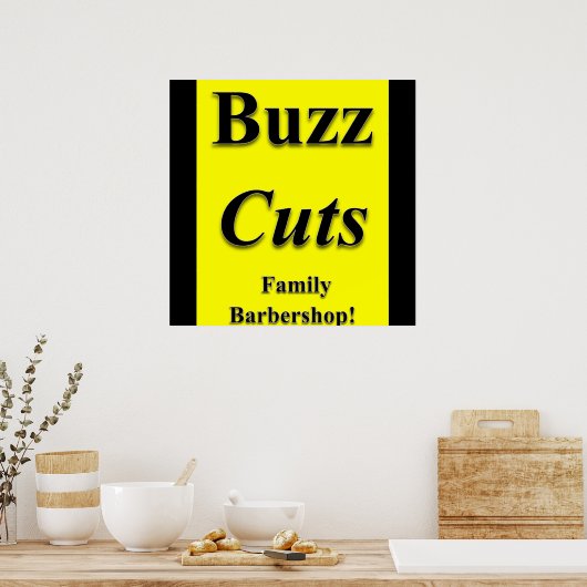 Buzz Cuts Poster Matte (Keuken)