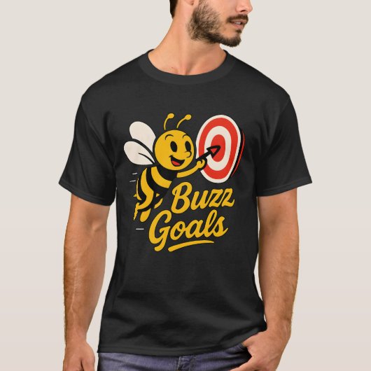 Buzz Goals Motivatie bij T-shirt (Voorkant)