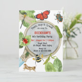 Buzz Hop Crawl, Bug Party, elke leeftijd, Natuur t Kaart (Staand voorkant)