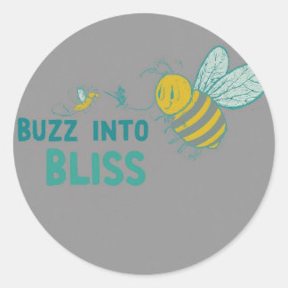 Buzz into Bliss: Kleurrijke Sticker Collectie