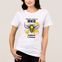 Buzz Like A Bee – Motivatie honingbijontwerp Tri-Blend Shirt