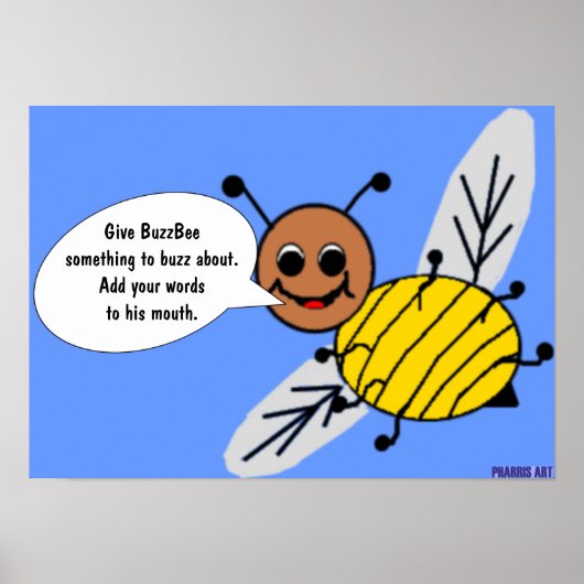 Buzz met Poster BuzzBee (Voorkant)