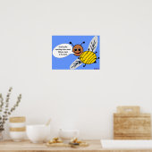 Buzz met Poster BuzzBee (Keuken)