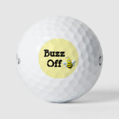 Buzz Off Bee Golfballen (Voorkant)