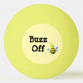 Buzz Off Bee Pingpongbal (Voorkant)