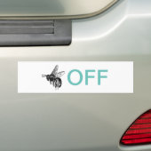 Buzz Off Car Magnet Bumpersticker (Op auto)