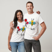 Buzz Off - Cute bee and flower T-shirt (Unisex)