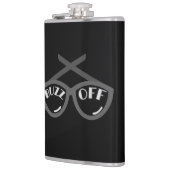 Buzz Off - T-shirt voor dames uit de jaren 40 Heupfles (Links)