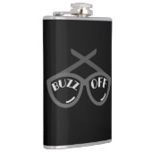 Buzz Off - T-shirt voor dames uit de jaren 40 Heupfles (Rechts)