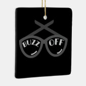 Buzz Off - T-shirt voor dames uit de jaren 40 Keramisch Ornament (Rechts)