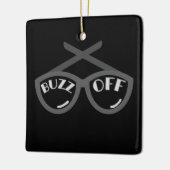 Buzz Off - T-shirt voor dames uit de jaren 40 Keramisch Ornament (Links)