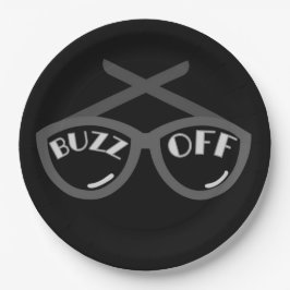 Buzz Off - T-shirt voor dames uit de jaren 40 Papieren Bordje