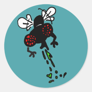 Buzz op dit ronde sticker