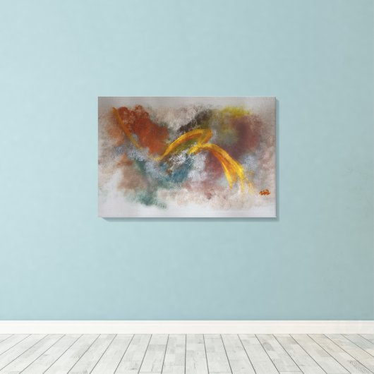 "Buzz" van Ramona Walach Canvas Afdruk (Insitu (Houten vloer))