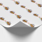 BuzzAboutBees 2-blaasbalken en bloemkorenrestanten Cadeaupapier (Hoek)