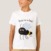 BuzzAboutBees druk bezig als T-shirt van een bijen (Voorkant)