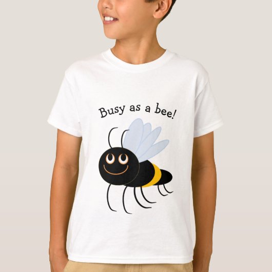 BuzzAboutBees druk bezig als T-shirt van een bijen (Voorkant)