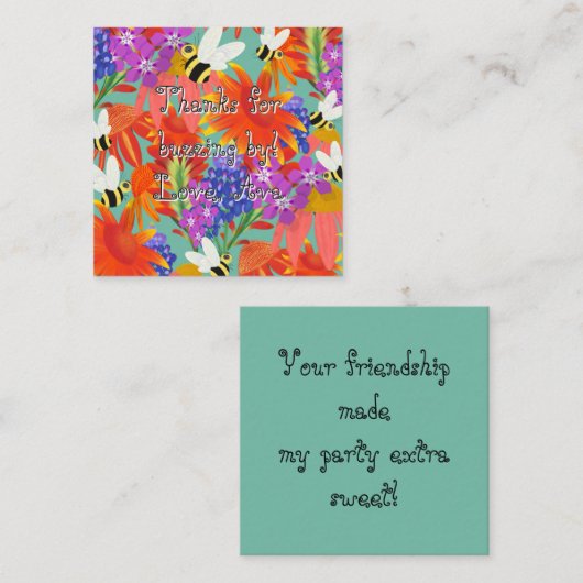 BuzzAmongBlooms_Bewerkbare Kinderen Informatiekaartje (Voorkant / Achterkant)