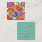 BuzzAmongBlooms_Bewerkbare Kinderen Informatiekaartje (Voorkant / Achterkant)