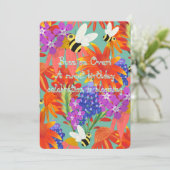 BuzzAmongBlooms_Bewerkbare Kinderen Kaart (Staand voorkant)