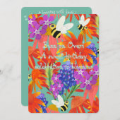 BuzzAmongBlooms_Editable Kids Kaart (Voorkant / Achterkant)