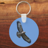 Buzzard Bird of Prey Sleutelhanger (Voorkant)