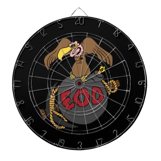 Buzzard Bomb en Pick Dartbord (Voorkant)