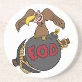 Buzzard Bomb en Pick Zandsteen Onderzetter (Voorkant)