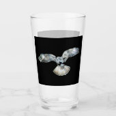 Buzzard Fanned Wings Glas (Voorkant)