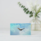 Buzzard in Flight 3 Visitekaartje (Staand voorkant)