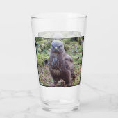 Buzzard met houding glas (Achterkant)