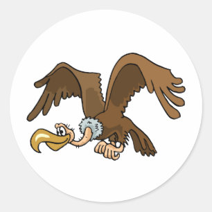 Buzzard Ronde Sticker