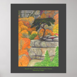 Buzzard Roost - Herfst Creek Herfst State Park Poster