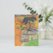 Buzzard Roost op Herfst Creek Herfst Briefkaart (Staand voorkant)