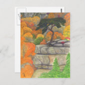 Buzzard Roost op Herfst Creek Herfst Briefkaart (Voorkant / Achterkant)
