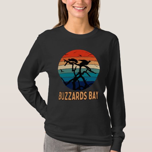 Buzzards Bay Cape Cod Massachusetts Vacation Souve T-shirt (Voorkant)
