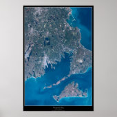 Buzzards Bay, Massachusetts satelliet poster (Voorkant)