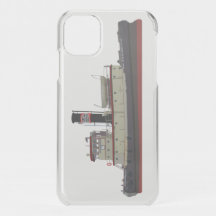 Buzzards Bay Rotary Tugboat iPhone 11 CLEAR Hoesje
