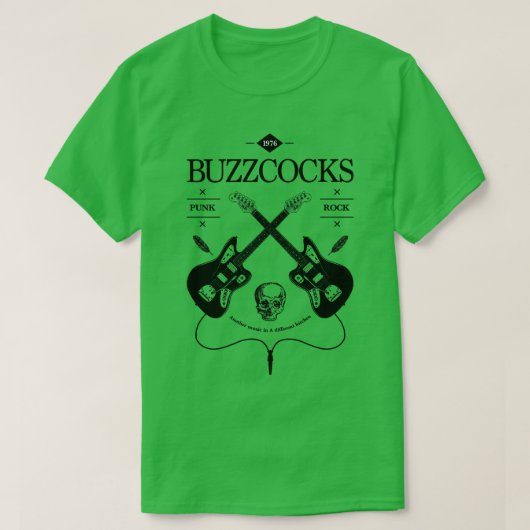 Buzzcocks gitaar Logo T-shirt (Design voorkant)